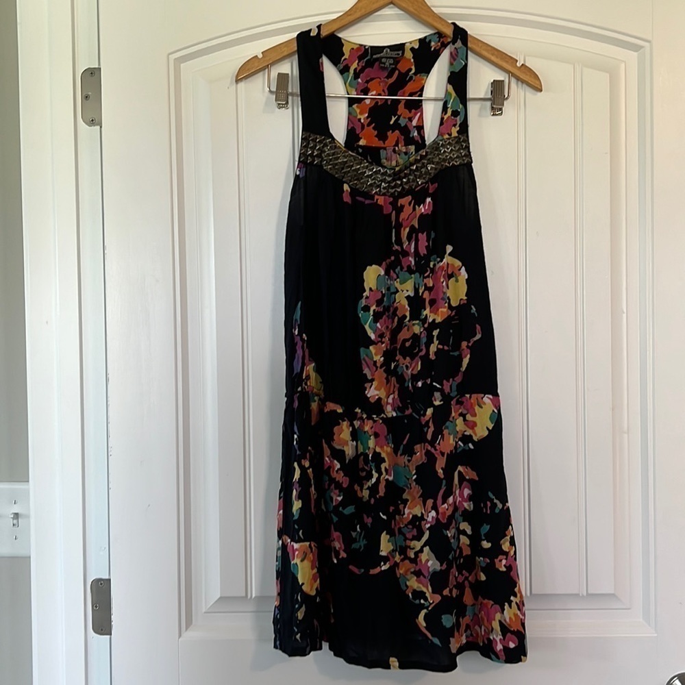 Angie Boho Beach Dress midi coverup Medium